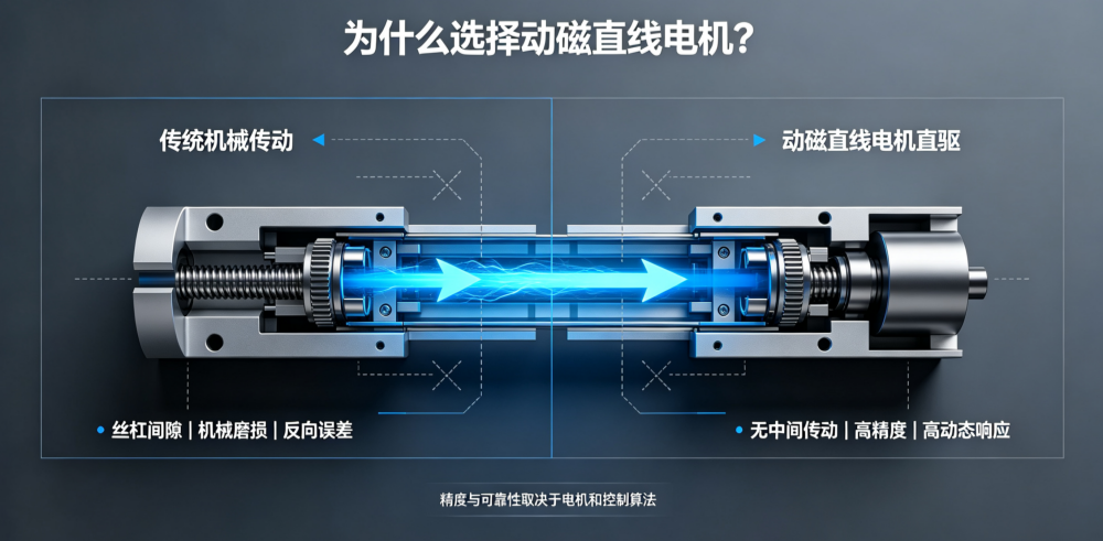 动磁直线电机优势